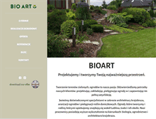 Tablet Screenshot of bioart.com.pl